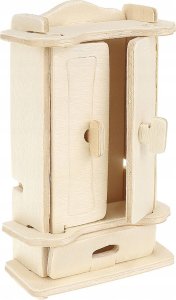 Kruzzel Zestaw mebelków drewnianych dla lalek 34 el. 23542 4