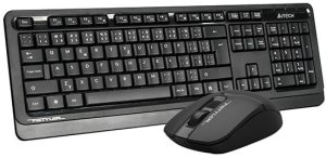 Klawiatura + mysz A4Tech A4tech Bezdrátový kancelářský set klávesnice+myš FG1012S, CZ/SK, černá 2