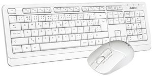 Klawiatura + mysz A4Tech A4tech Set klávesnice+myš FG1012, Bezdrátový, US, bílá 2
