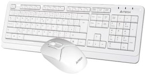 Klawiatura + mysz A4Tech A4tech Set klávesnice+myš FG1012, Bezdrátový, US, bílá 3