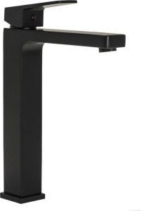 Bateria umywalkowa YokaHome Zestaw bateria umywalkowa stojąca i korek klik-klak czarny - Yoka 2