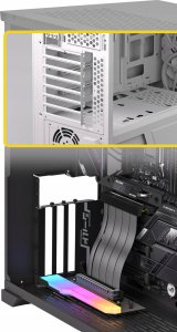 EZDIY-FAB Uchwyt do karty graficznej ARGB Shirudo Riser PCIE 4.0 Vertical 4