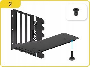 EZDIY-FAB Uchwyt do karty graficznej Shirudo EZDIY-FAB Riser PCIE 4.0 Vertical GPU 7