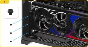 EZDIY-FAB Uchwyt do karty graficznej Shirudo EZDIY-FAB Riser PCIE 4.0 Vertical GPU 10