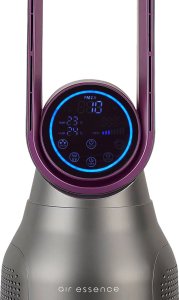 Wentylator Air Essence Plazmowy wentylator bezłopatkowy i oczyszczacz powietrza Air Essence LevanteLift Grey Purple z funkcją jonizacji 4