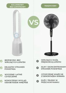 Wentylator Air Essence Plazmowy wentylator bezłopatkowy i oczyszczacz powietrza Air Essence LevanteLift Grey Purple z funkcją jonizacji 6