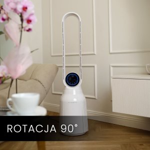 Wentylator Air Essence Plazmowy wentylator bezłopatkowy i oczyszczacz powietrza Air Essence LevanteLift Grey Purple z funkcją jonizacji 7