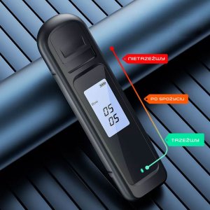Alkomat Air Essence Cyfrowy alkomat Air Essence, bezustnikowy, przenośny tester trzeźwości 6