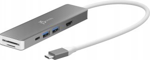 Stacja/replikator j5create j5create JCD390-N stacja dokująca Przewodowa USB 3.2 Gen 2 (3.1 Gen 2) Type-C Srebrny, Biały 3