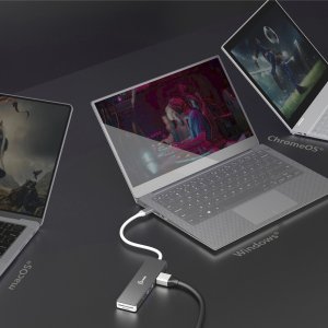 Stacja/replikator j5create j5create JCD390-N stacja dokująca Przewodowa USB 3.2 Gen 2 (3.1 Gen 2) Type-C Srebrny, Biały 8