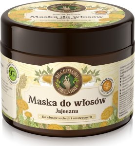 ELFA II RECEPTURY ZIELARKI Domowe Tradycje Maska jajeczna do włosów suchych i zniszczonych 300ml 2