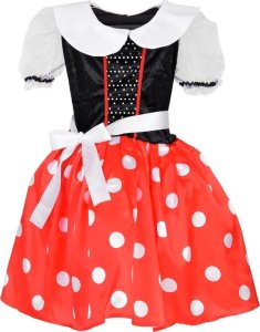 Jokomisiada Uroczy Kostium Strój Myszki Minnie dla Dziewczynki przebranie L/XL ZA5280 2