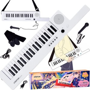Jokomisiada Organy Elektroniczne Keyboard z uchwytem muzyczna zabawka 37klawisz IN0172 1