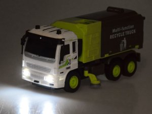 Jokomisiada Auto Śmieciarka + światło Autko zdalnie sterowane pilotem RC0684 11