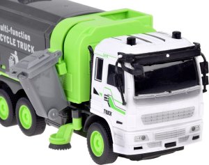 Jokomisiada Auto Śmieciarka + światło Autko zdalnie sterowane pilotem RC0684 6