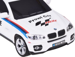 Jokomisiada Sportowy radiowóz BMW X6 auto sterowane na pilota RC0660 BI 8
