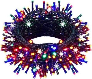 Lampki choinkowe Springos Lampki choinkowe 500 led zimny multikolor + zimny biały flash 27,5 m oświetlenie świąteczne IP44 UNIWERSALNY 11