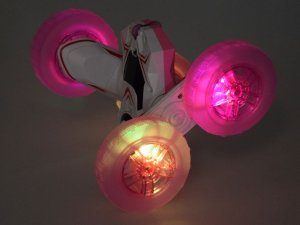 Jokomisiada Szalone Autko 360 stopni dwustronne STUNT CAR obrót świecące koła RC0675 14