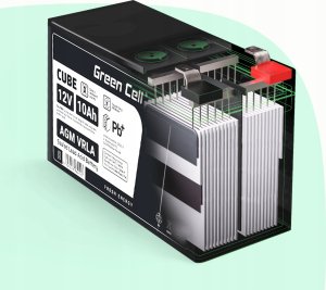 Green Cell Green Cell Cube AGM VRLA IP54 12V 55Ah bezobsługowy akumulator do kosiarki skutera łodzi wózka inwalidzkiego 6