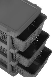 Branq Stojak Cotton z 3 koszami BRANQ 1783 4