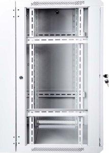 Digitus Szafa sieciowa wisząca 19" 18U rack 600x600, drzwi szyba, szary, dzielona, złożona, 60kg 13