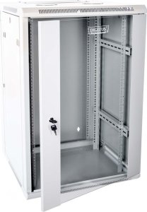 Digitus Szafa sieciowa wisząca 19" 18U rack 600x600, drzwi szyba, szary, dzielona, złożona, 60kg 4