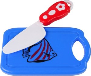 LeanToys Zestaw Owoców Do Krojenia Deska Talerzyk Sztućce LEAN Toys 3