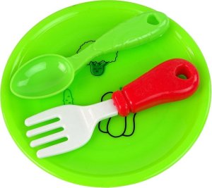 LeanToys Zestaw Owoców Do Krojenia Deska Talerzyk Sztućce LEAN Toys 4