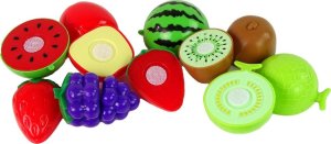 LeanToys Zestaw Owoców Do Krojenia Deska Talerzyk Sztućce LEAN Toys 5