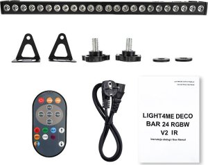 LIGHT4ME LIGHT4ME DECO BAR 24 RGBW V2 IR listwa oświetleniowa belka LED oświetlenie sceniczne pilot 5