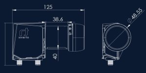 Inverto Konwerter Premium Twin Universal 40mm PLL LNB	 4