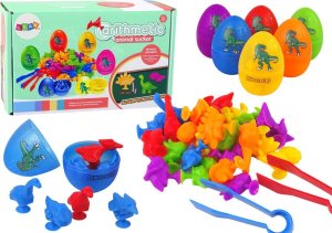 Figurka LeanToys Jajka Dinozaurów Figurki Gumowe Przyssawki LEAN Toys 1