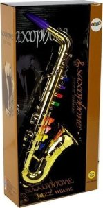 LeanToys Zabawkowy Saksofon instrument w kolorze złotym LEAN Toys 4