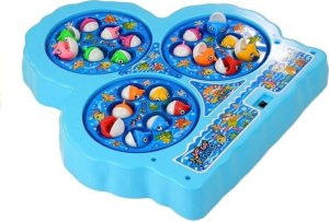 LeanToys Gra Zręcznościowa Łowienie Rybek 21 Rybek 3 Stawy LEAN Toys 1