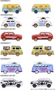 Simba MAJORETTE VW Deluxe Cars 6 rodzai Simba mix cena za 1 szt 4