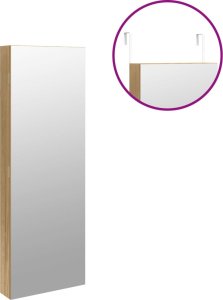 vidaXL VidaXL Szafka ścienna na biżuterię, z lustrem i oświetleniem LED 8