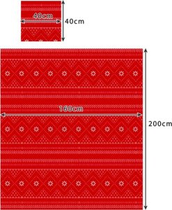 Ruhhy Koc 1,6x2m + 2x poszewka na poduszkę Ruhhy 22594 9