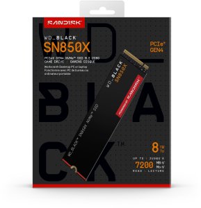 Dysk SSD SanDisk Black SN850X 8TB M.2 2280 PCI-E x4 Gen4 NVMe (WDS800T2X0E-00CDD0) 7