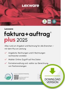 Program Lexware Lexware faktura+auftrag plus 2025 "unbegrenzte Laufzeit" Download 1