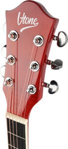 V-Tone V-TONE AG TWO SB gitara akustyczna 4/4 czarna zestaw kostki pasek zapasowe struny pokrowiec akordy klucz regulacyjny 7