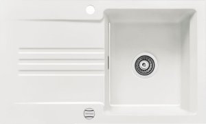 Zlewozmywak SYSTEMCERAM Systemceram Kara 85 Gronland, zlewozmywak ceramiczny, korek manualny 1