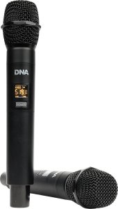 Mikrofon DNA DNA VM DUAL VOCAL EFFECT SET mikrofon bezprzewodowy 2x nadajnik doręczny system nagłośnienia 518-542 MHz USB Bluetooth 3