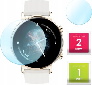 Hello Case Szkło Hybrydowe do Huawei Watch GT 2 (42 mm) (Szybka, Szkiełko, Ochronne) 1