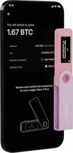 Ledger Portfel kryptowalutowy Nano S Plus Pastel Pink 6