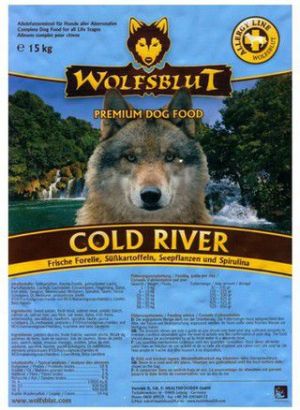Wolfsblut Dog Cold River - pstrąg i bataty 15kg 1