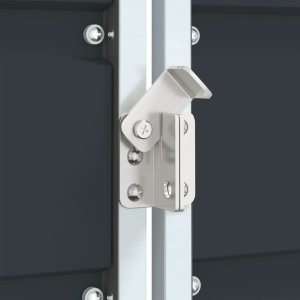 vidaXL Obudowa na kosz na śmieci, potrójna, antracyt, 216x81x115 cm 9