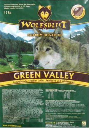 Wolfsblut Dog Green Valley jagnię, łosoś i ziemniaki 15kg 1