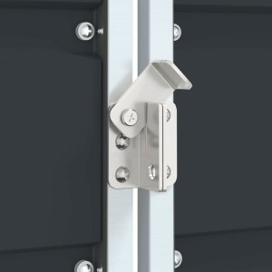 vidaXL Obudowa na kosz na śmieci, podwójna, antracyt, 144x81x113 cm 9