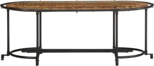 vidaXL Stolik kawowy, 110x55x40 cm, lite drewno odzyskane 4