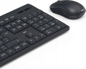 Klawiatura + mysz Hama Hama ZESTAW KLAWIATURA I MYSZ WKM-200 CZARNY U81730560000 9